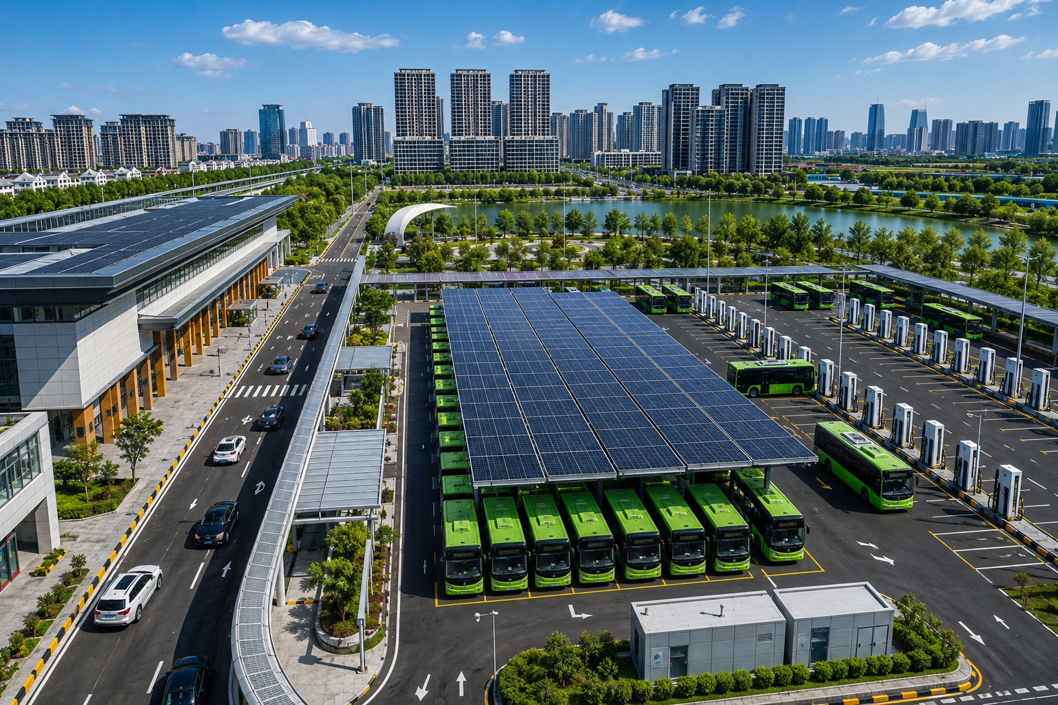 Abuja Smart Mobility Hub concept rendering